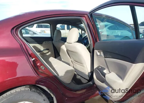 2013 Honda Civic Lx из США, поврежденный, VIN 19XFB2F54DE244363